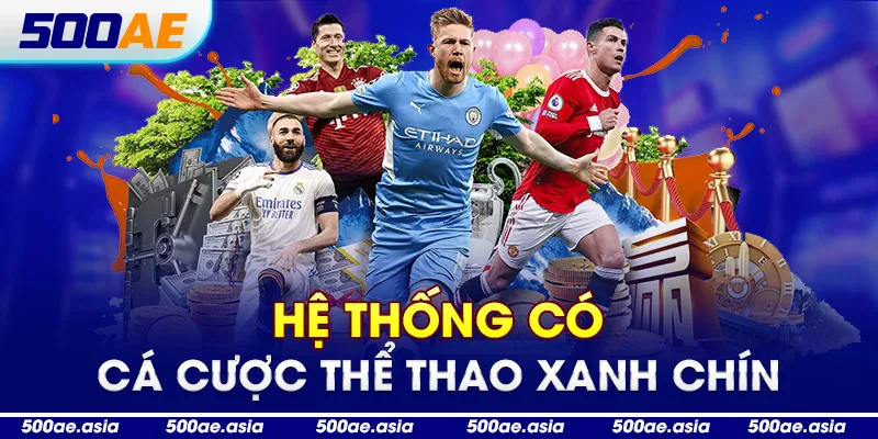 Hệ thống có cá cược thể thao xanh chín